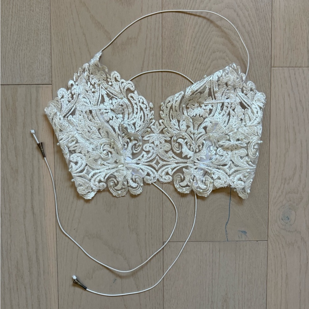 Lilipearl London White Lace Bralette